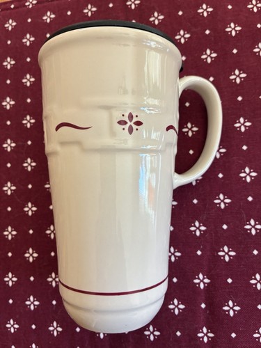 Longaberger travel mug woven - longaberger,