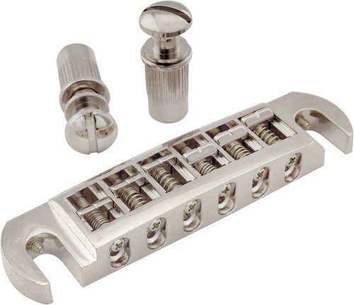 Nickel 5mm tune matic - nickel, tune-o-matic