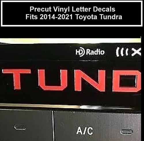 Red dash radio precut - red, vinyl