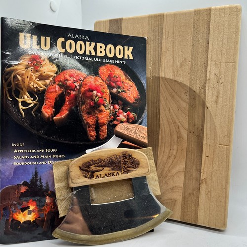 Ulu knife and cookbook alaska - knife,