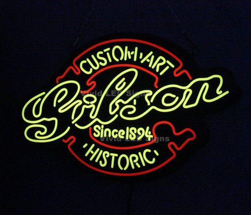 Vivid guitar logo led - vivid, neon