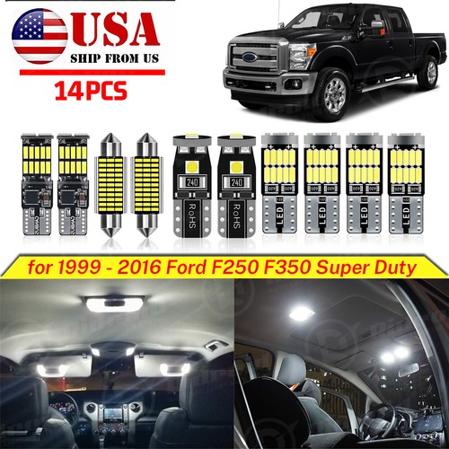 14x white led interior light - 14x,