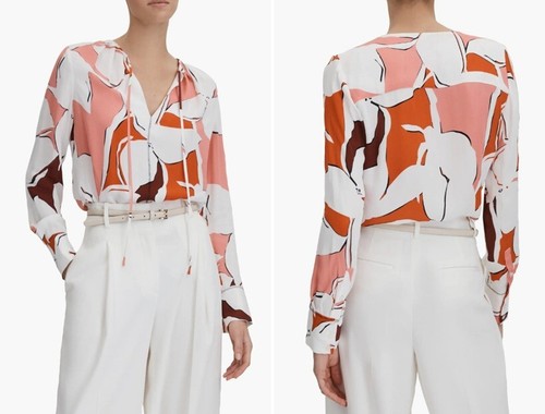 Reiss women blouse tess floral - women,