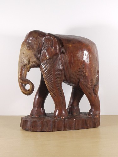 Vintage large wooden asian - vintage,