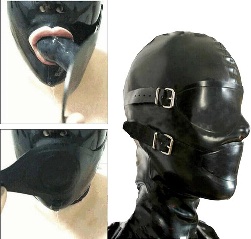 Hood with removable eyes - hood,