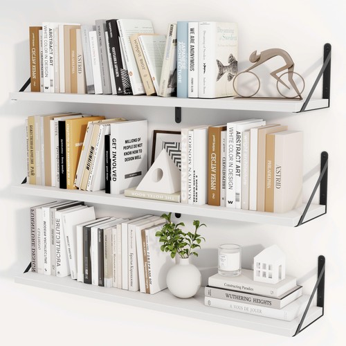 Floating book shelves - book,