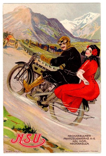 Postcard german nsu - postcard,