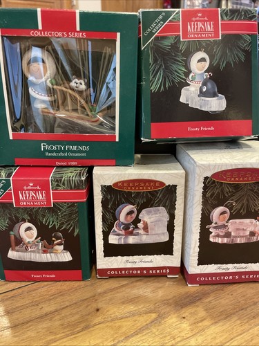 Lot vintage hallmark frosty - hallmark,