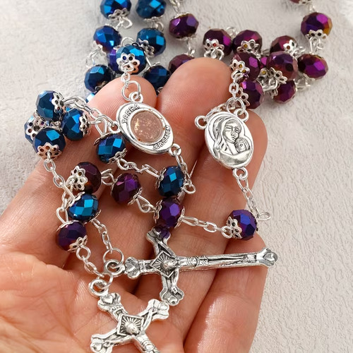 Vintage relic rosary - vintage, from