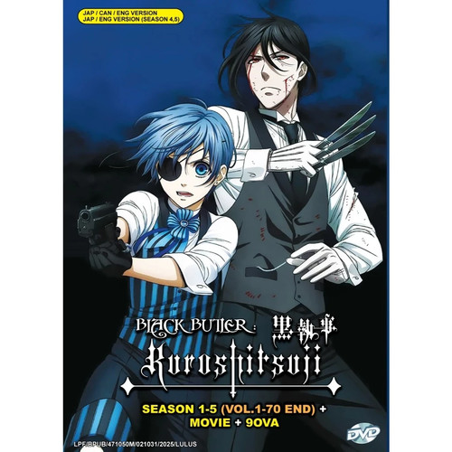 Dvd black butler kuroshitsuji - dvd,