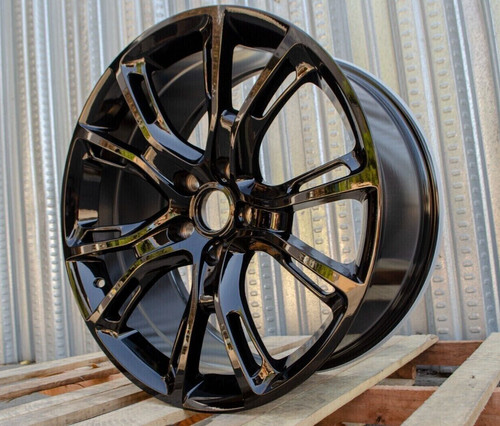 Gloss black wheels rims - black,
