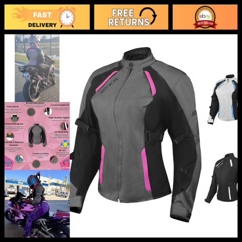 Women motorcycle jacket - motorcycle, ce