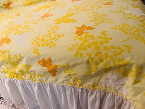 Vtg retro yellow orange - yellow,