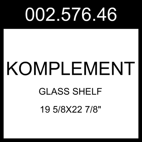Ikea komplement glass shelf - komplement,