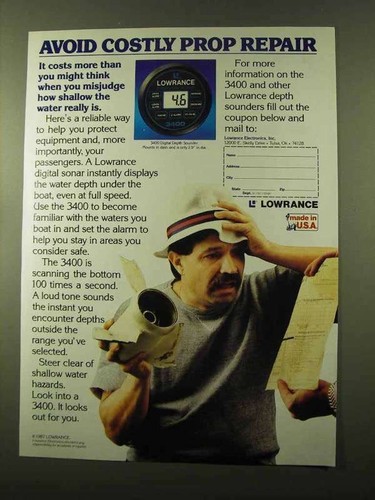 1987 lowrance 3400 digital - lowrance,