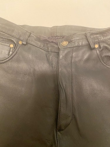 Vintage leather pants - vintage, women