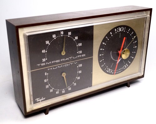 Vintage taylor barometer - vintage,