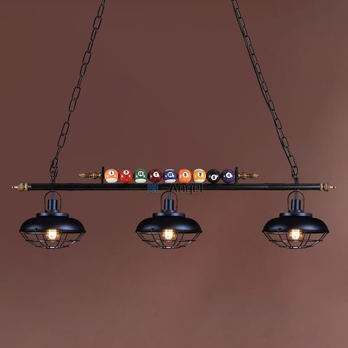 Light hanging pool table - 3-light,