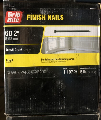 Grip rite finish - grip, nails