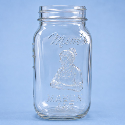 Vintage mom mason jar - mom's,