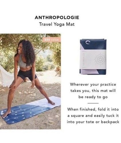 Anthropologie travel yoga mat - anthropologie,