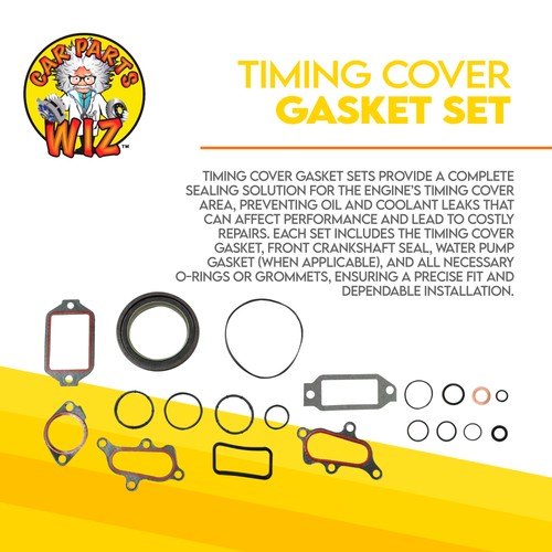 Engine timing cover gasket - engine,