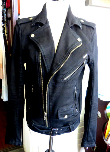 Diesel biker jacket - womens, sz