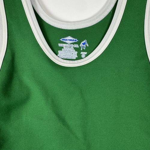 Matman wrestling singlet green - singlet,