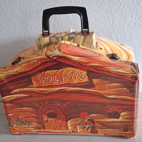 Vintage troll house carrying - vintage,