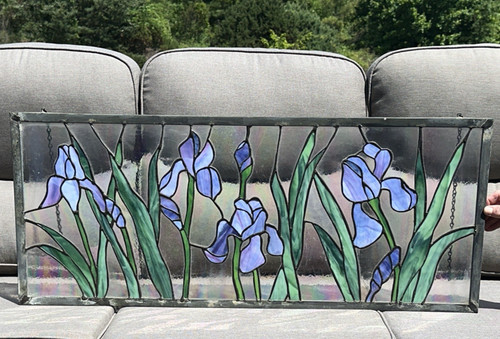 Stained glass panel - glass,
