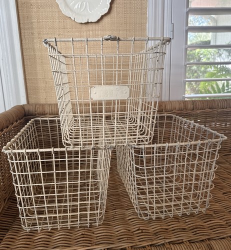 Vintage set wire locker - vintage, set/3