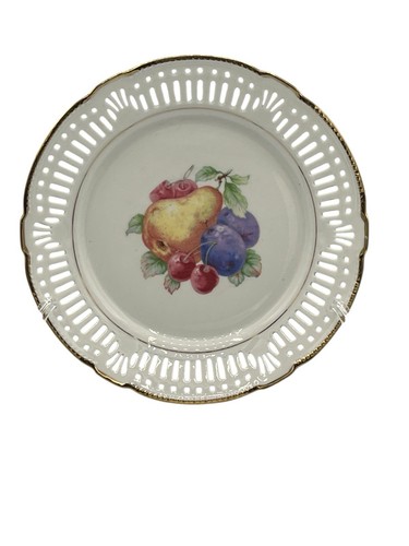 Reticulated dessert plate - plate, 7.75