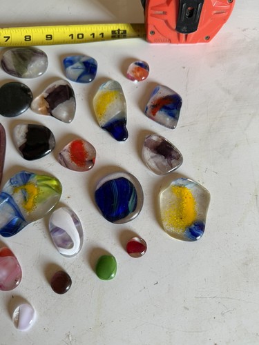Lot glass jewels - lot,