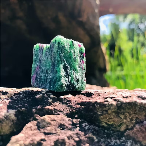 Raw ruby zoisite - raw,