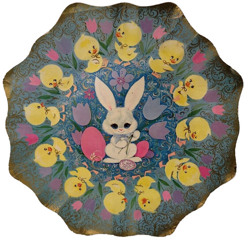 German easter pressed paper - german,