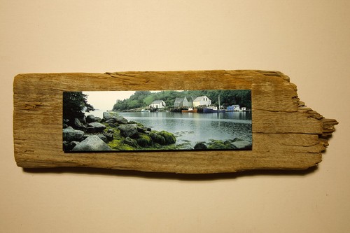 Driftwood mounted seascape - seascape,