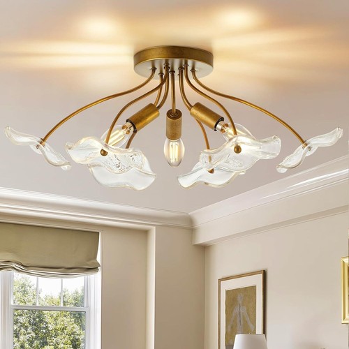 Semi flush mount ceiling light - flush,