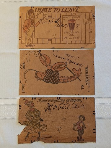 Lot vintage 1906 leather - lot,
