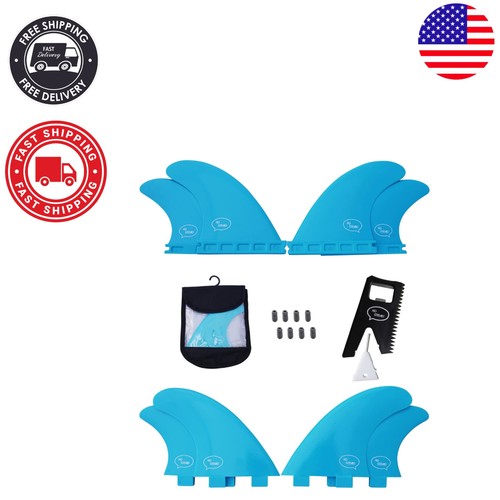 Complete quad surfboard fins - quad,