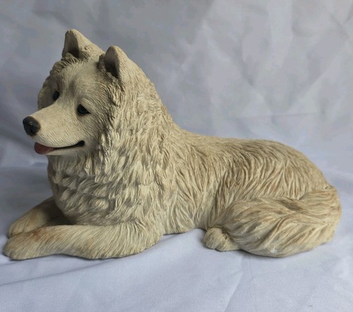 Sandicast samoyed resin dog - resin,