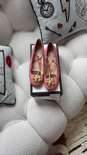 Pink gucci strap shoes - gucci, t