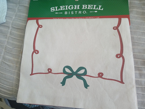 Table runner sleigh - runner, bell