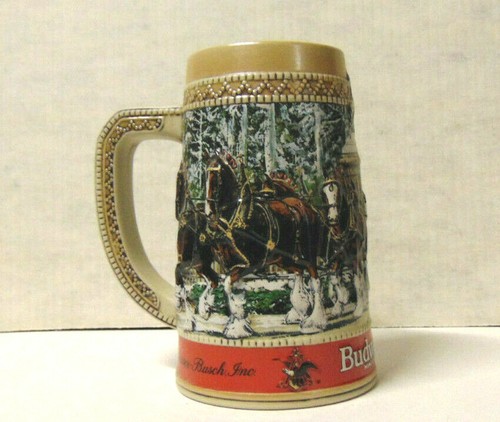 1987 budweiser beer stein - 1987,