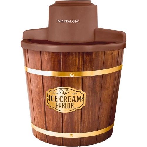 Electric ice cream maker old - ice,