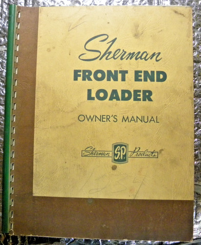 1955 sherman owners manual - 1955,