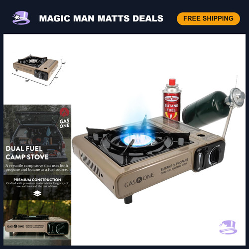 Portable dual fuel camping - portable,