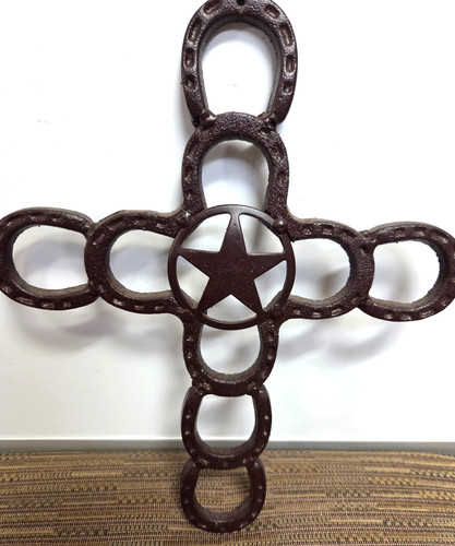 Western metal horseshoe - metal,