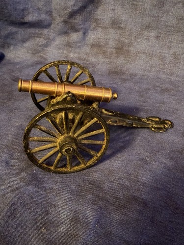 Vintage brass iron miniature - vintage-brass, &