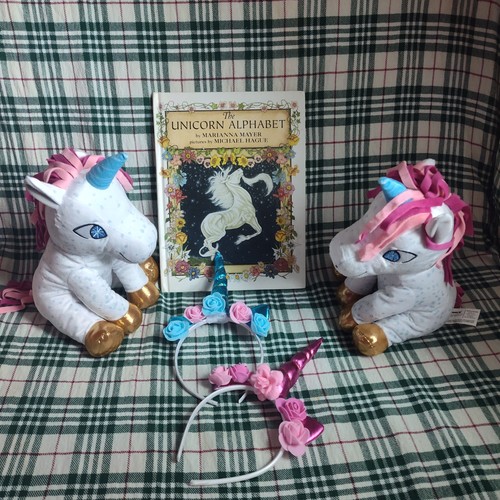 Vintage the unicorn alphabet - vintage,