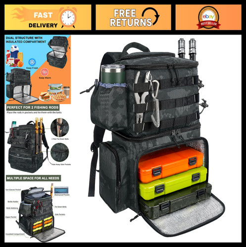 Fishing backpack tackle - fishing,